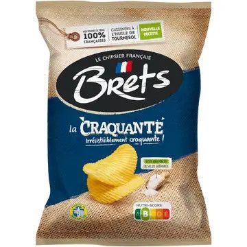 Brets · Potato chips, plain, La Craquante