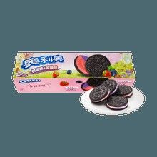 Blueberry &amp; Raspberry Cream Oreos Chocolate Sandwich Cookies 3.42 oz