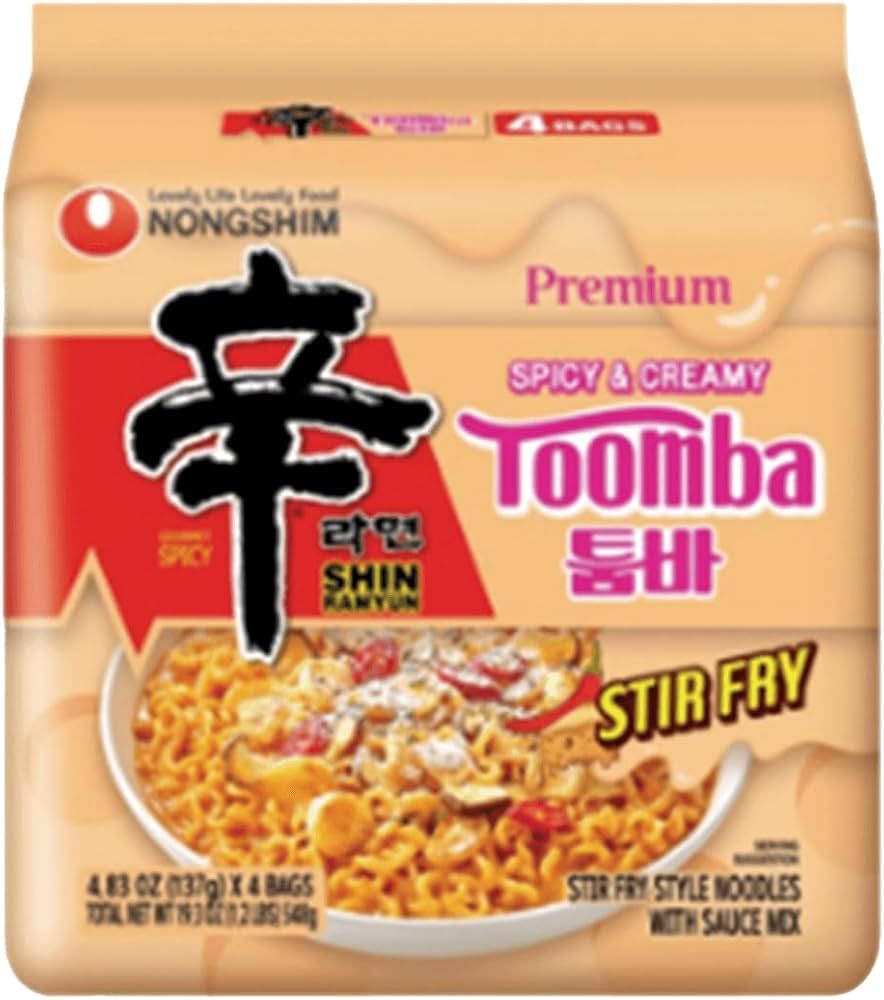 Shin Ramen Toomba Creamy Spicy Flavor