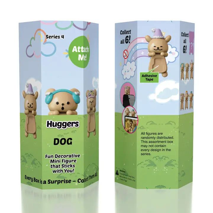 Dog Huggers: the Phone Hugging Animals Series 4 Collectable Figurine Blind Bag (1pc)