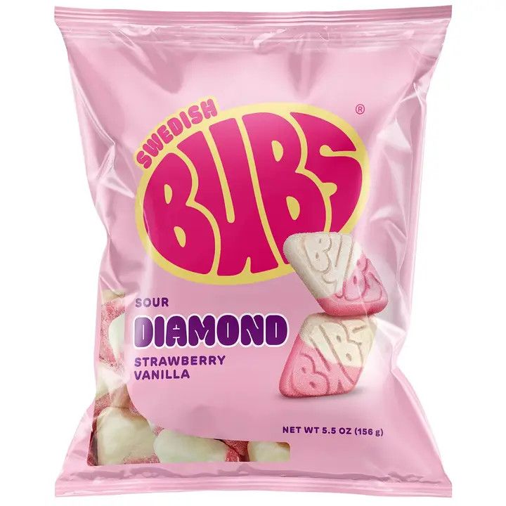 Bubs Strawberry Vanilla Swedish Gummy 156g (Sweden)