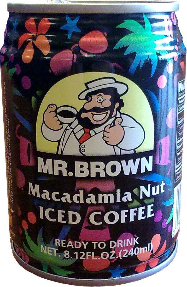 MR BROWN Coffee Macadamia Nut Flavor, 8.1 fl oz
