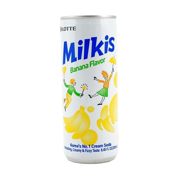 Milkis Banana Soda - Carbonated Banana-Flavored 8.45 fl oz