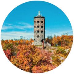 Jar Opener, Blue Skies Fall Enger Tower | Andrea's Silicone Trivets