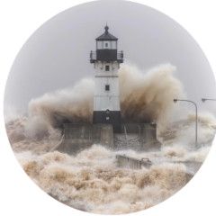 Jar Opener, Lighthouse Waves Crashing | Andrea's Silicone Trivets