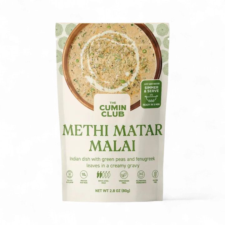 The Cumin Club - Methi Matar Malai Ready to Eat Indian Meal