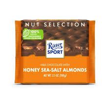Ritter Sport® Milk Chocolate with Honey Salted Almond – 3.5 oz