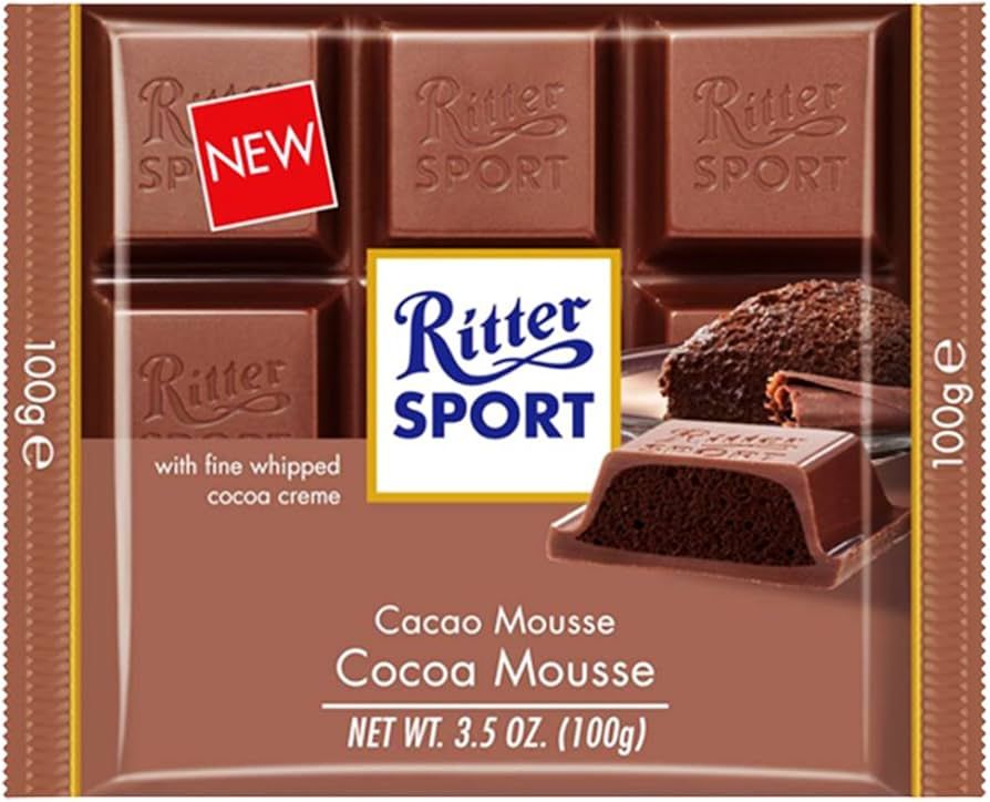 Ritter Sport® Milk Chocolate with Cocoa Mousse – 3.5 oz