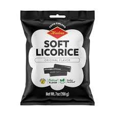 Halva European Style Black Licorice Bag