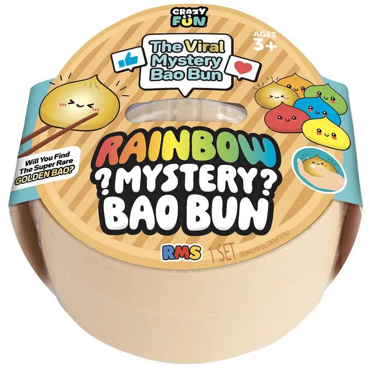 Crazy Fun Official Mystery Bao Bun – Rare Rainbow Chase