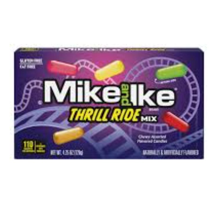Mike &amp; Ike Thrill Ride 4.25oz Theater Box | Grandpa Joe's Candy Shop