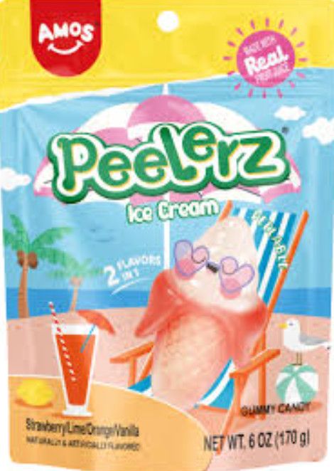Amos Gummy Peelerz Ice Cream, 6oz | Grandpa Joe's Candy Shop