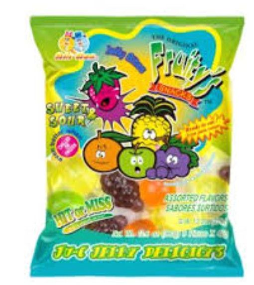 Limited Import Fruity's Ju-C Jellies Sweet/Sour 12.6oz | Grandpa Joe's Candy Shop