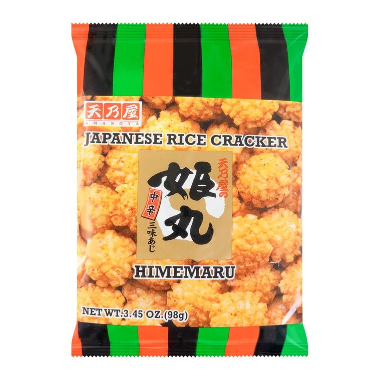 Japanese Rice Crackers, Mildly Spicy, 3.45 oz