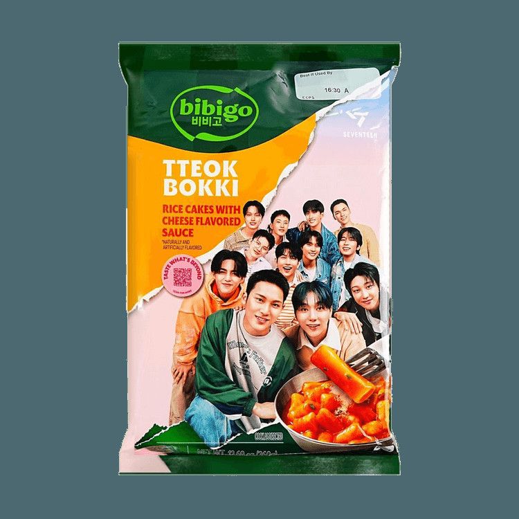 Tteokbokki - Rice Cakes,Cheese Flavor Sauce,12.69 oz