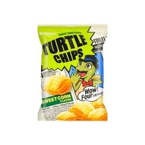 Turtle Chips Sweet Corn Flavor,Crispy Korean Party Corn Snacks,5.64 oz
