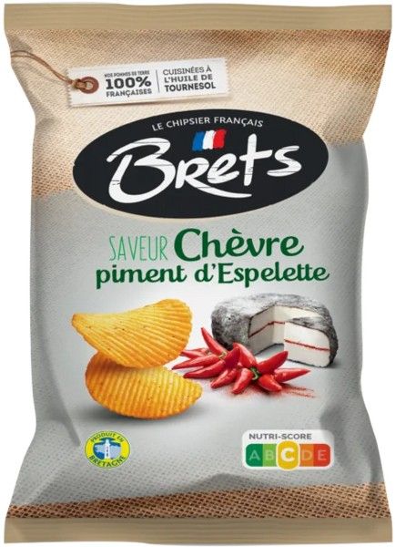 Brets Potato chips Goat cheese &amp; Espelette pepper