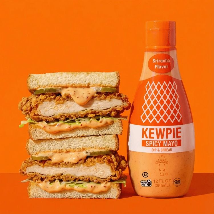 Spicy Mayonnaise Tube Dip &amp; Spread- Sriracha Flavor,12 fl oz