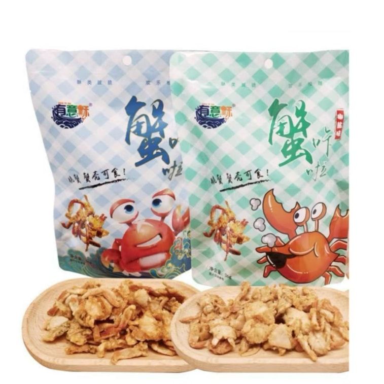 Crab Crackers Crispy Crab Original + Salt &amp; Pepper 72g