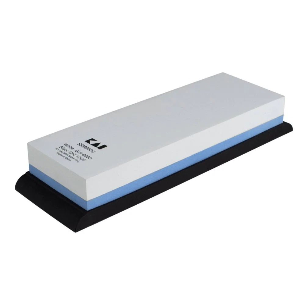 Combination Whetstone w/ Rubber Base: 1000/6000 Grit