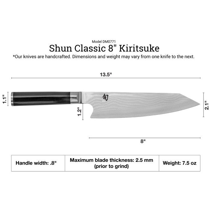 Classic Kiritsuke 8"