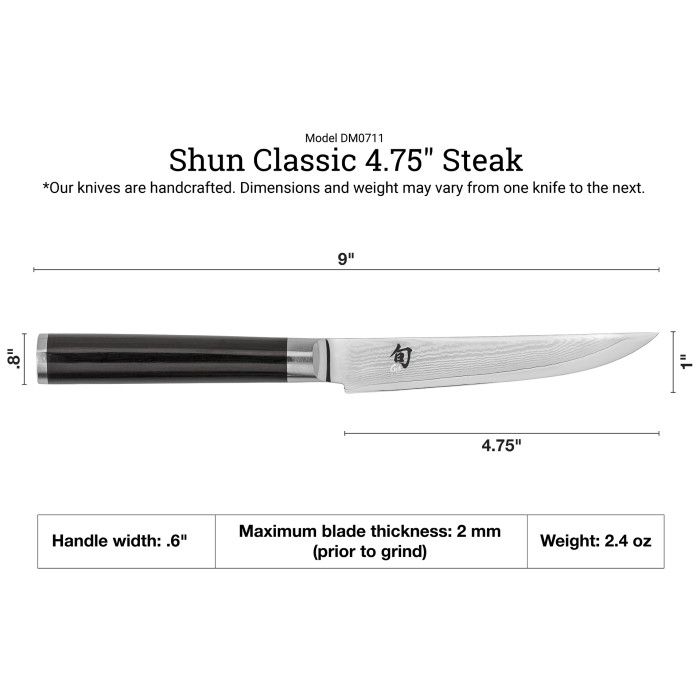 Classic Steak 4.75"