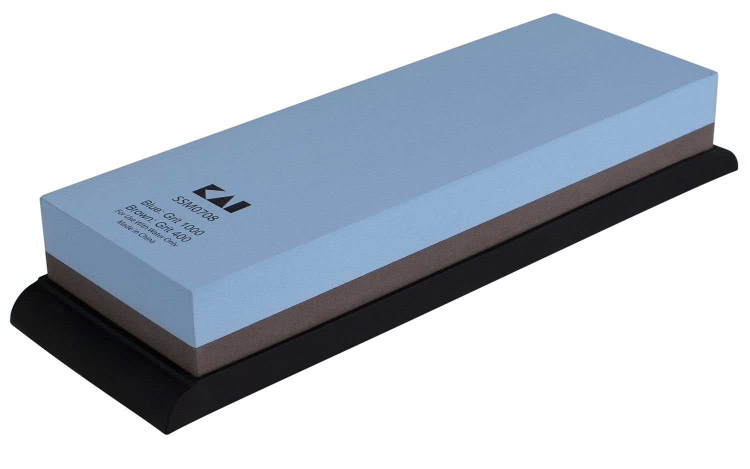 Combination Whetstone w/ Rubber Base: 400/1000 Grit