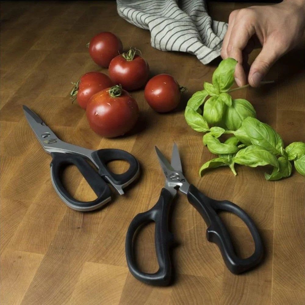 2pc Shear Set: Kitchen Shears and Herb Shears.