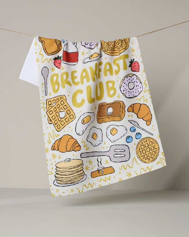 Breakfast Club Tea Towel | Geometry