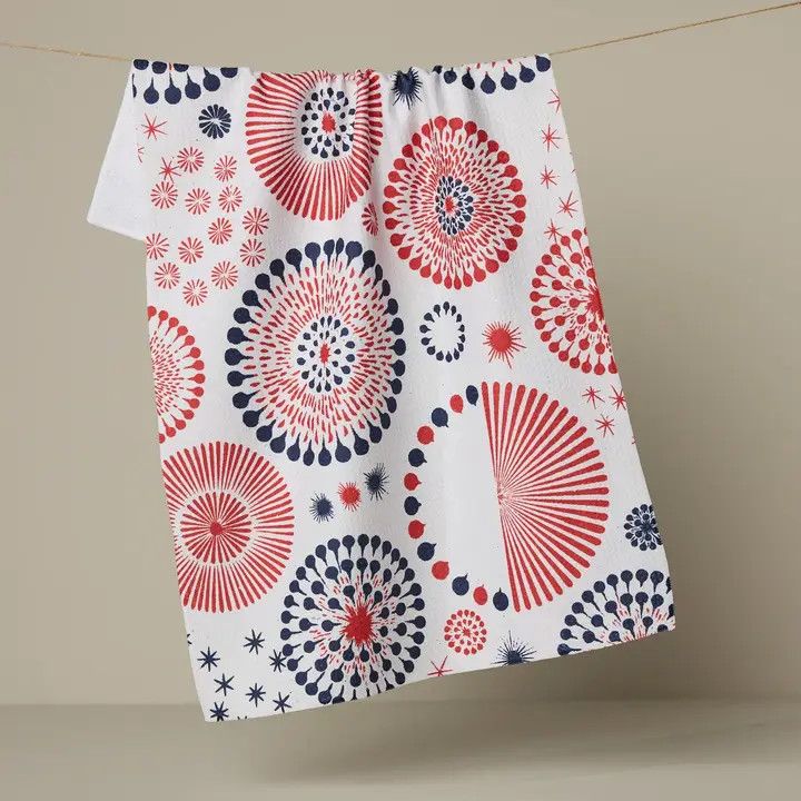 Freedom Sparks Tea Towel | Geometry