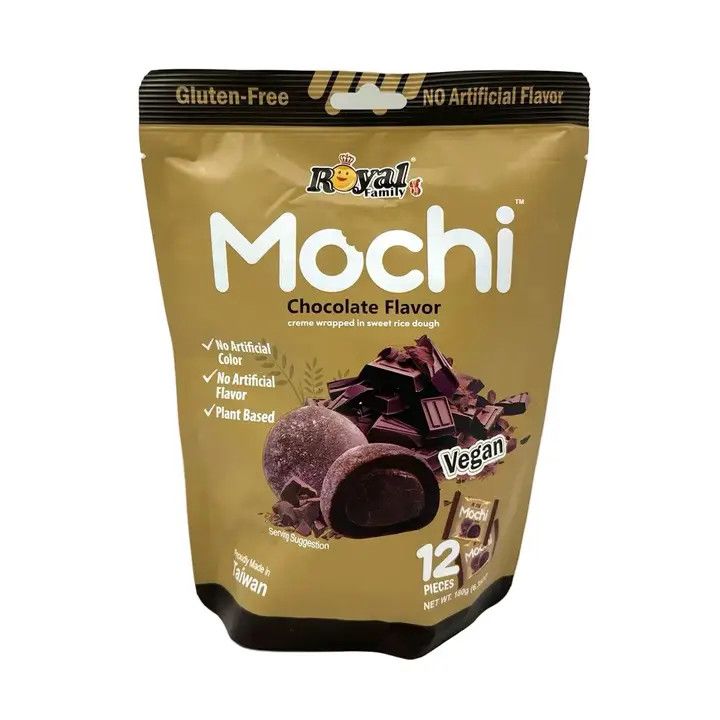 Royal Family Chocolate Flavor Mochi 180g (Taiwan)