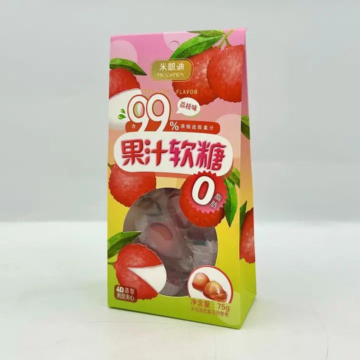 99 Lychee Peelable Gummy 75g (China) | Global Bite