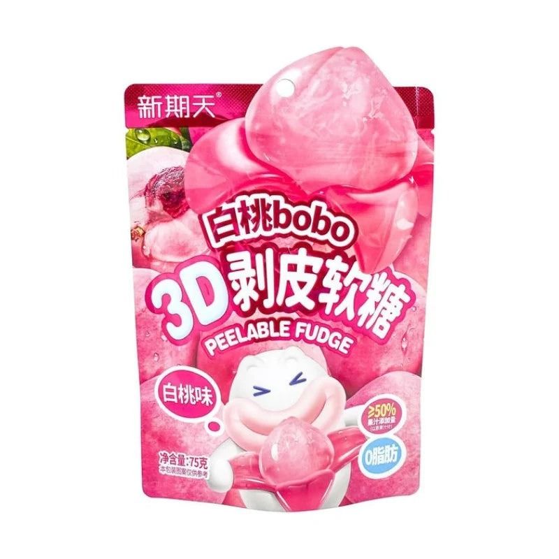 99 White Peach Peelable Gummy 75g (China) | Global Bite