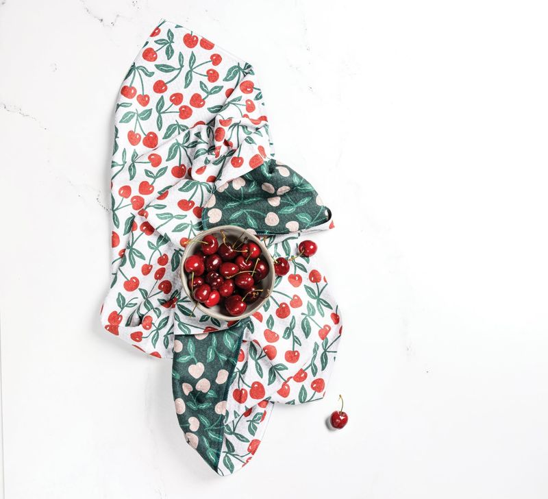 Vibe Recycled Dish Towel - Aster Blue | MU Kitchen