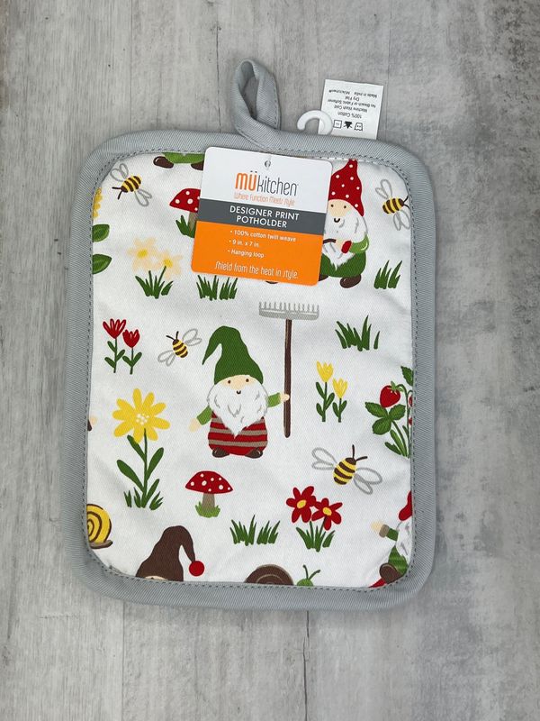 Chambray Mini Mitt - Garnet | MU Kitchen