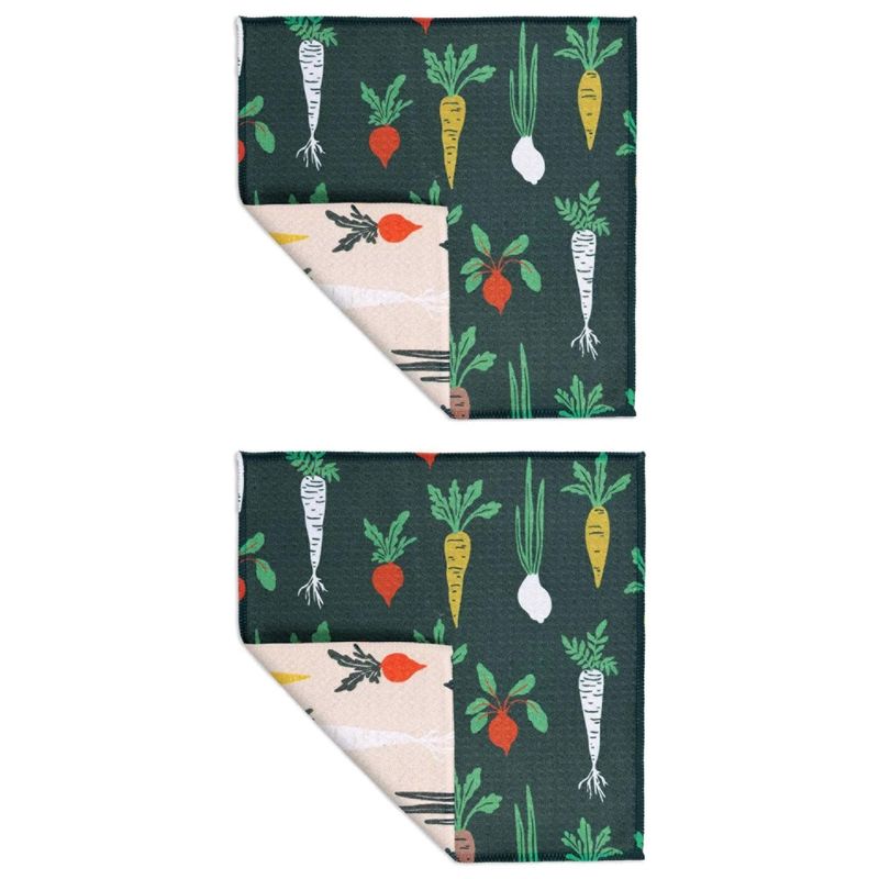 Vibe Recycled Dishcloth Set - Mushroom Medley (Set 2) | MU Kitchen
