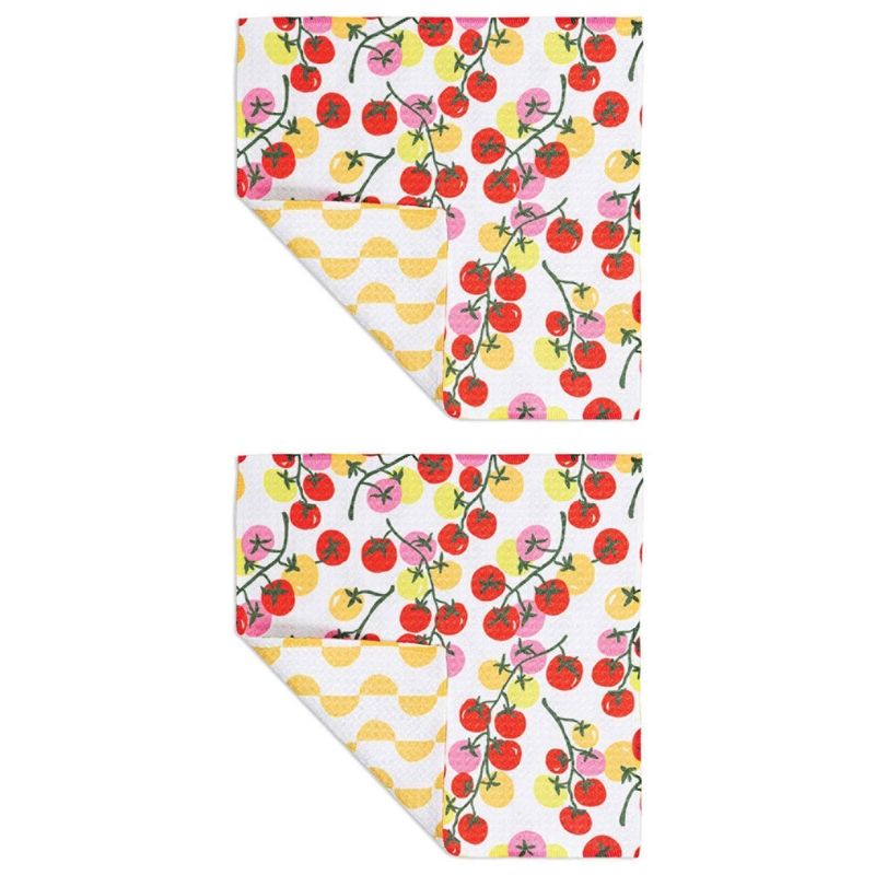 Vibe Recycled Dishcloth Set - Cherry Tomatoes | MU Kitchen