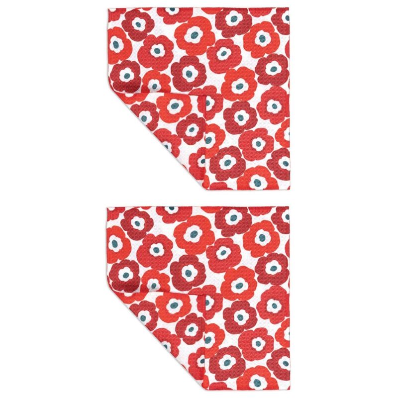 Vibe Recycled Dishcloth Set - Poppy Fields | MU Kitchen