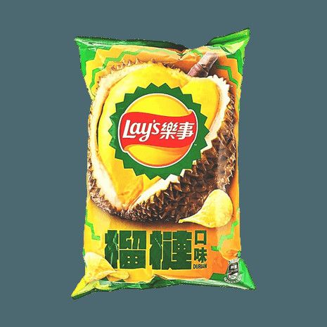 Potato Chips, Durian Flavor, 2.47 oz