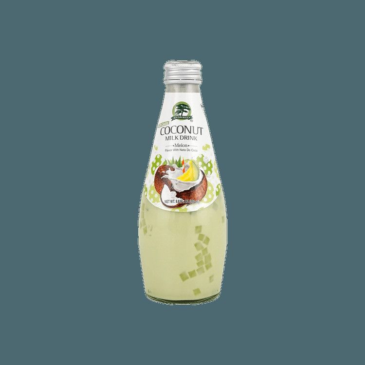 Coconut Milk Drink with Nata De Coco Melon Flavor, 9.8 fl oz