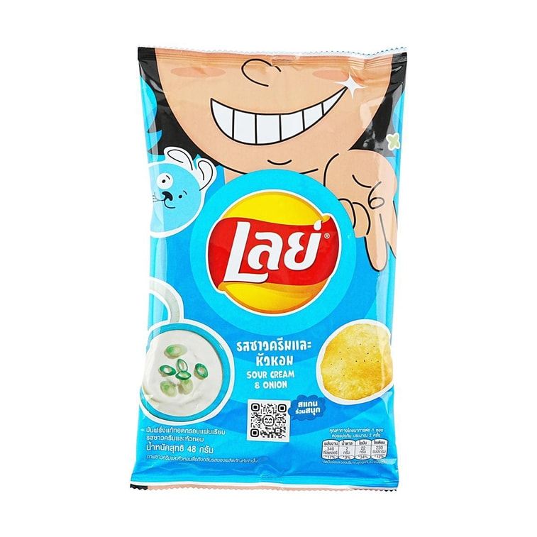 Sour Cream &amp; Onion Potato Chips,1.69 oz (Thailand Limited)