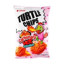 Turtle Chips Carbonara Hot Chicken Flavor 5.64 oz