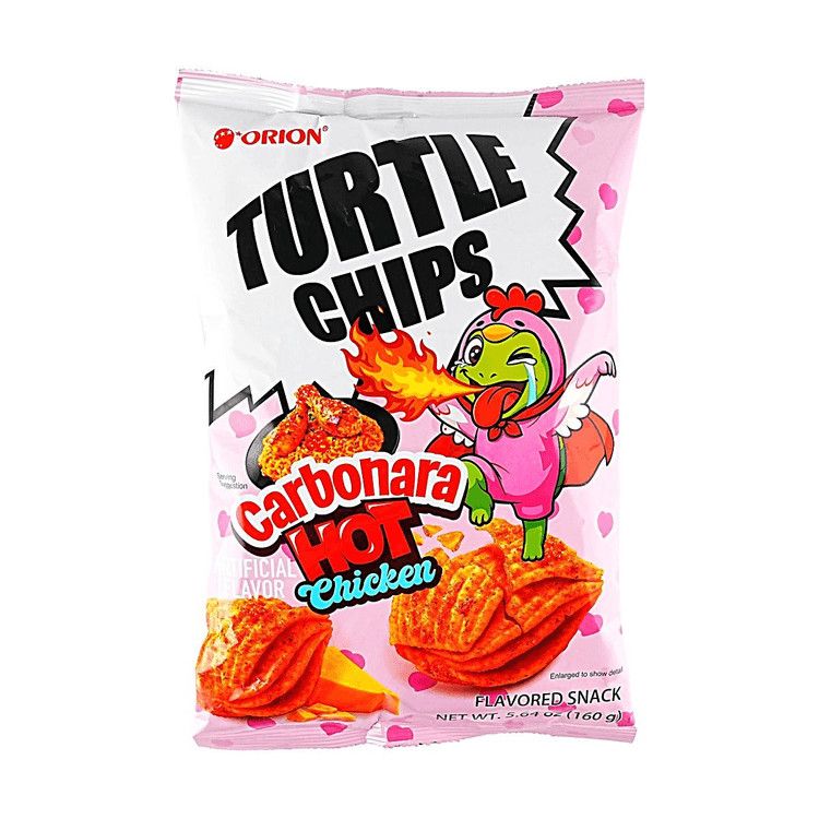 Turtle Chips Carbonara Hot Chicken Flavor 5.64 oz