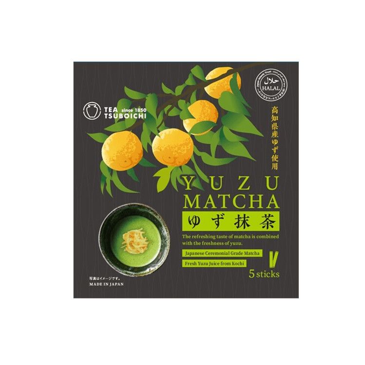 Tsuboshi Yuzu Matcha Stick 50g (2 bags per box)