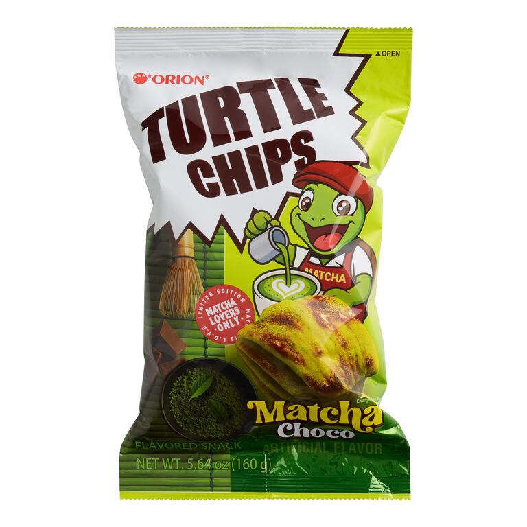 Turtle Chips Matcha Chocolate Flavor,5.64 oz