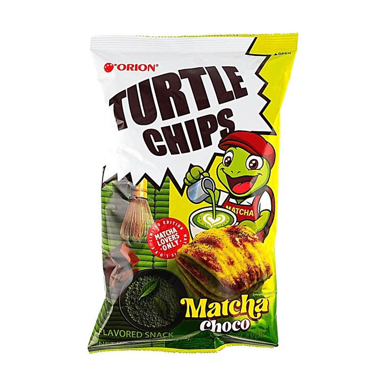 Turtle Chips Matcha Chocolate Flavor 5.64 oz