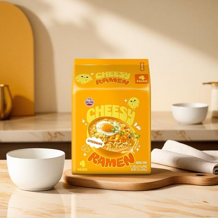 Cheesy Ramen Cheddar Flavor,3.92 oz