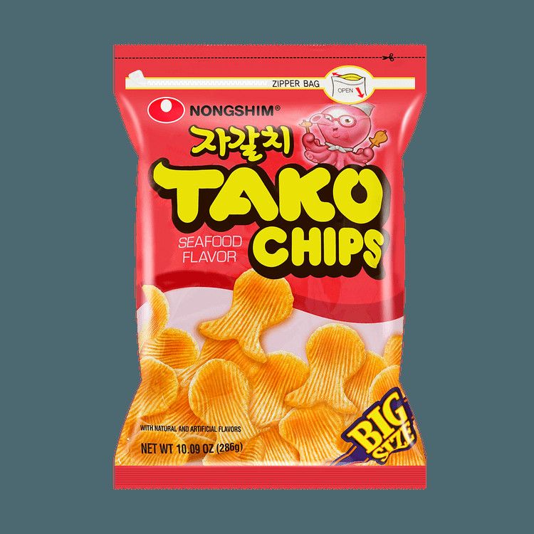 Octopus Flavored Tako Chips, 2.12 oz