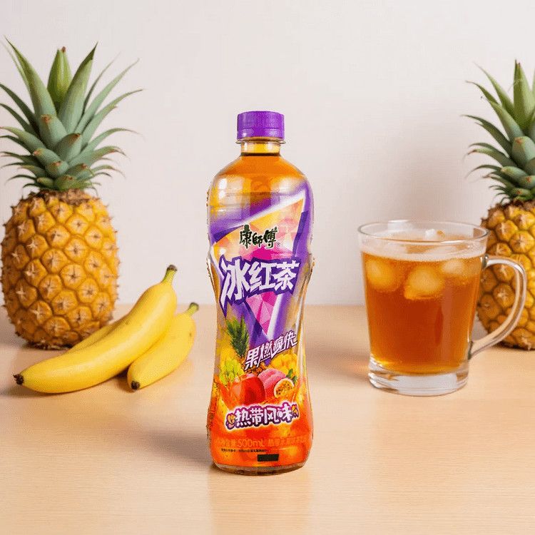 Tropical Fruit Flavor Tea Drink, 16.9 fl oz