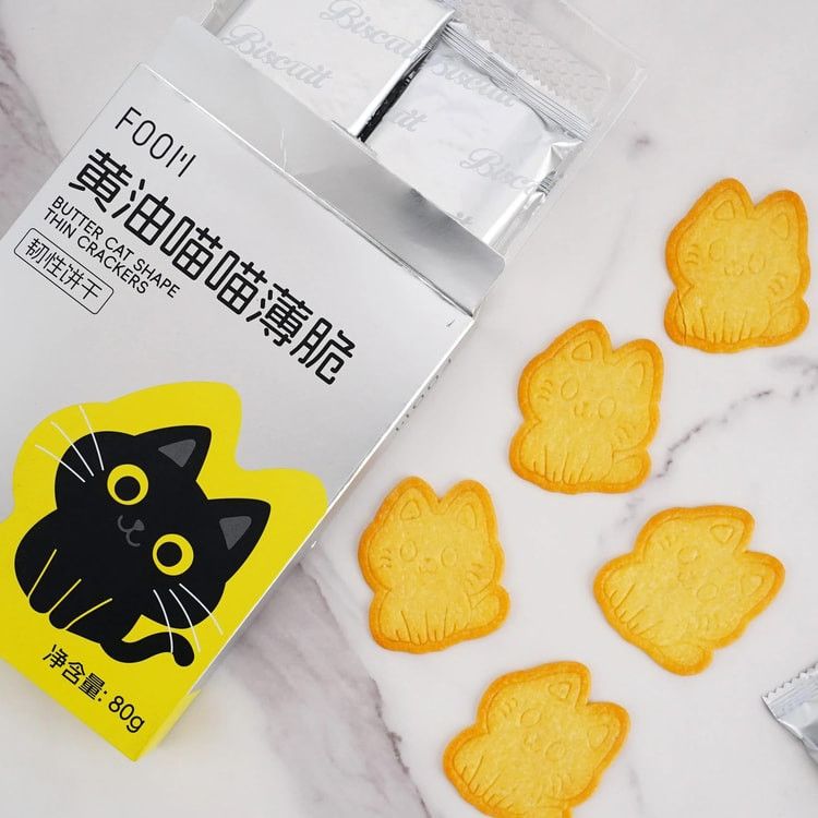 Butter Meow-Meow Cookies, Cheese Flavor, 2.82 oz